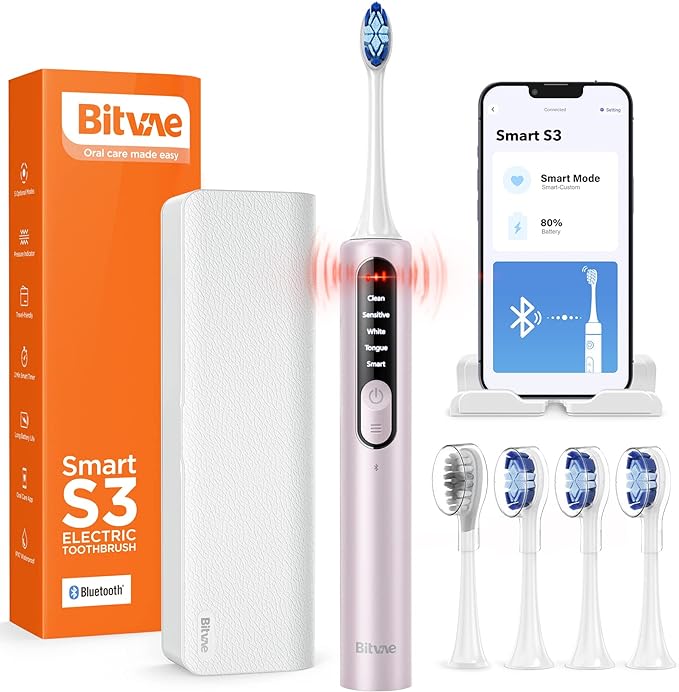 Bitvae Smart S3 Sonic Electric Toothbrush for Adults