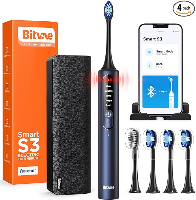 Bitvae Smart S3 Sonic Electric Toothbrush for Adults
