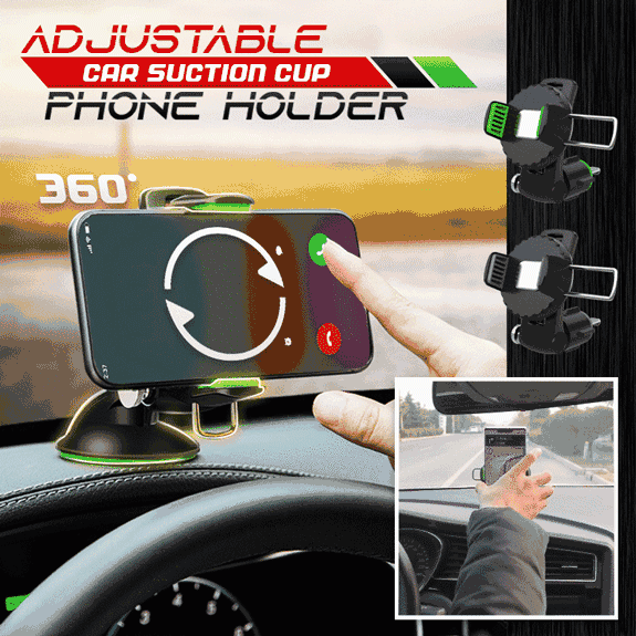 Adjustable Car Suction Cup Phone Holder (🔥50% OFF🔥)