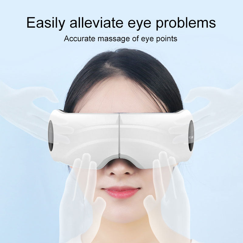 Fast heat eye massager with music high quality eye massage machine relax massage eye mask home use