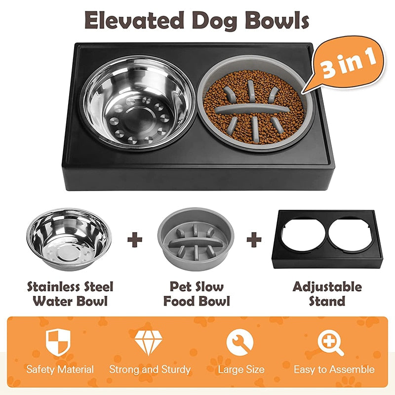 Petopvilla™ Elevated Dog Bowls