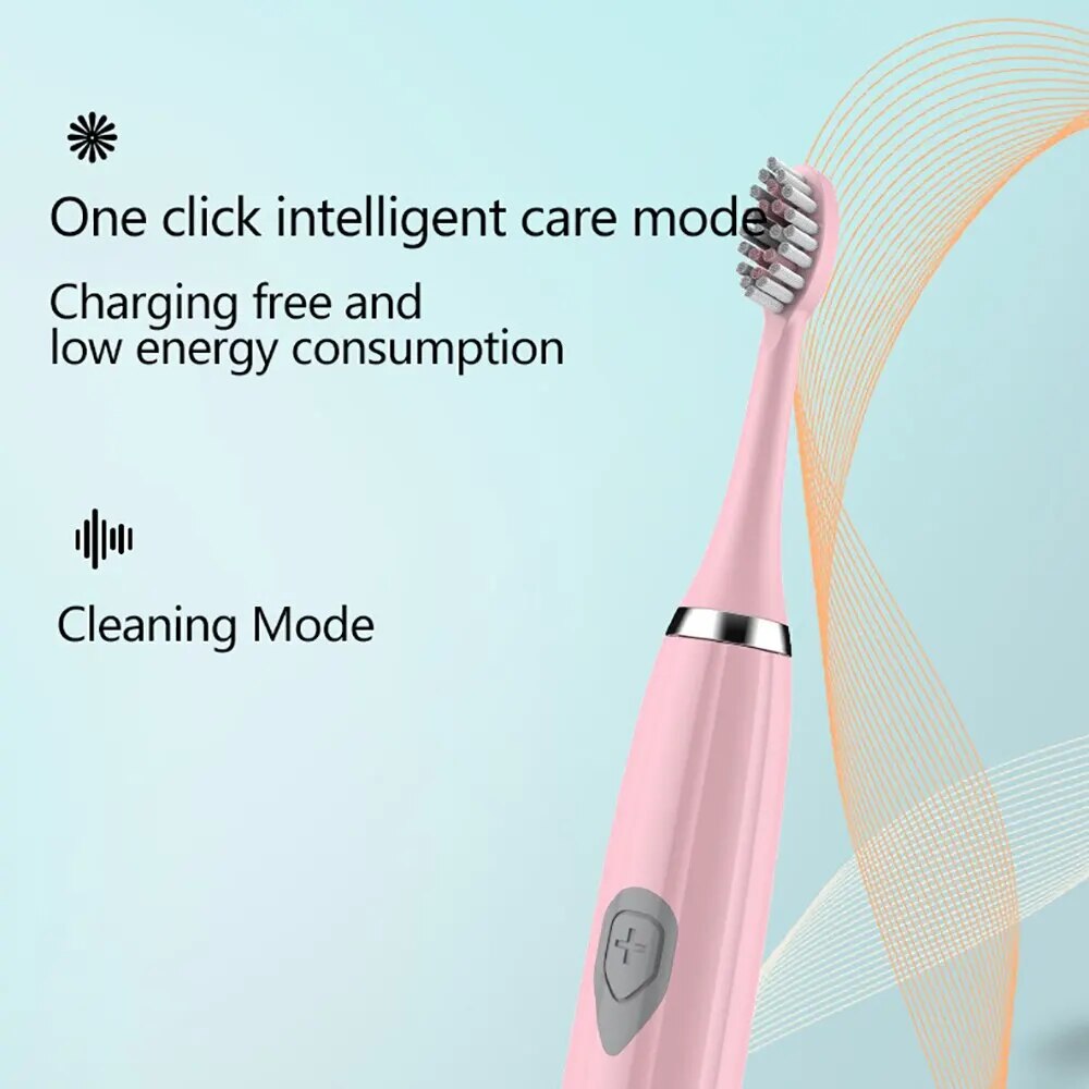 Ultrasonic Sonic Electric Toothbrush USB Charge Rechargeable Tooth Brushes Washable Electronic Whitening Waterproof Teeth Brush