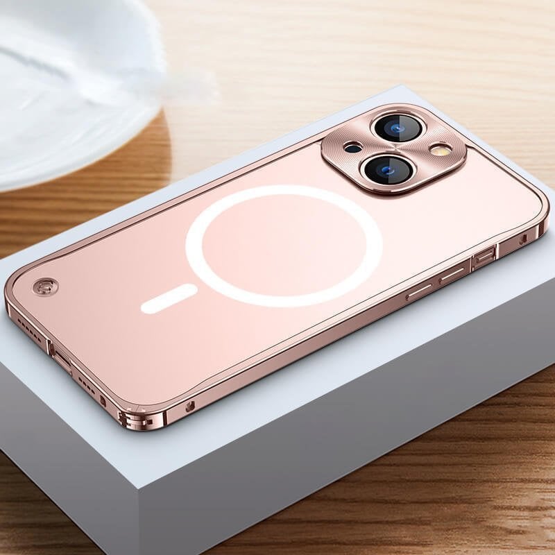 Metal Frame  Magnetic charging iPhone Case