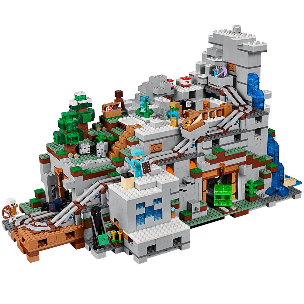 Last Day Promotion)Minecraft The Mountain Cave Building Kit - Free Shipping