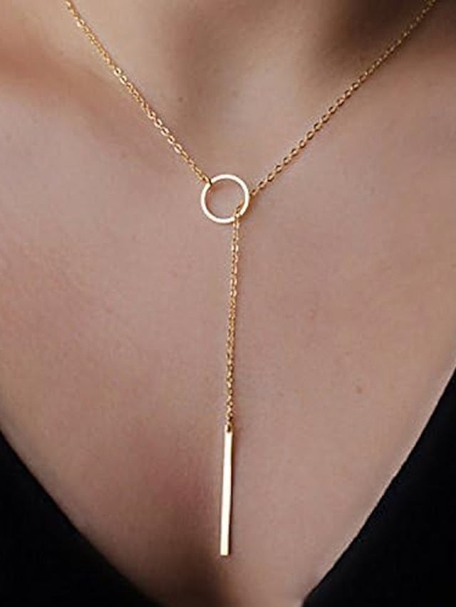 Women's necklace Chic & Modern Daily Geometry Necklaces / Gold / Silver / Fall / Winter / Spring