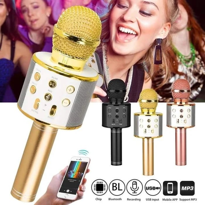 🔥CHRISTMAS SALE NOW-49% OFF🔥2022 New Wireless Bluetooth Karaoke Microphone