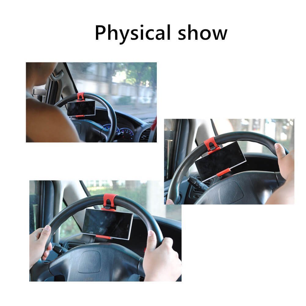 Universal Car Steering Wheel Mobile Phone Holder