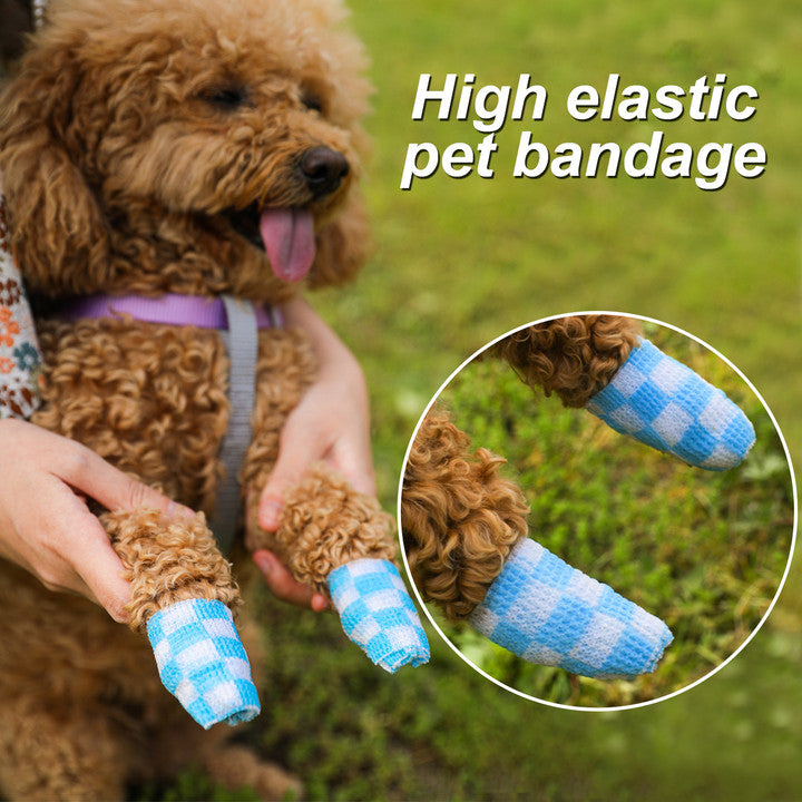 Anti-dirty pet self-adhesive bandage