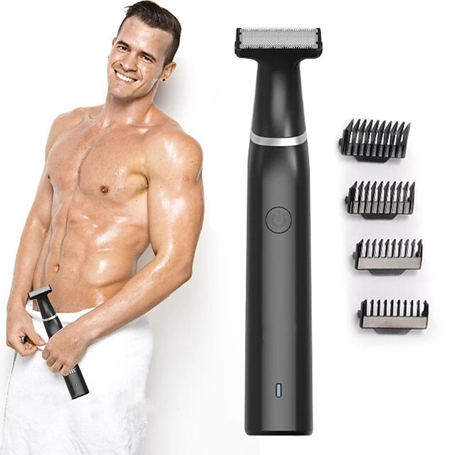 Private Hair Trimmer for Men Electric Groin & Body Hair Shaver for Balls Sensitive Private Parts Ultimate Male Hygiene Razor