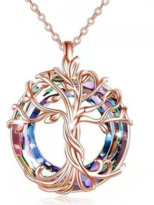 Women's necklace Chic & Modern Street Tree Necklaces / Gold / Silver / Fall / Winter / Spring